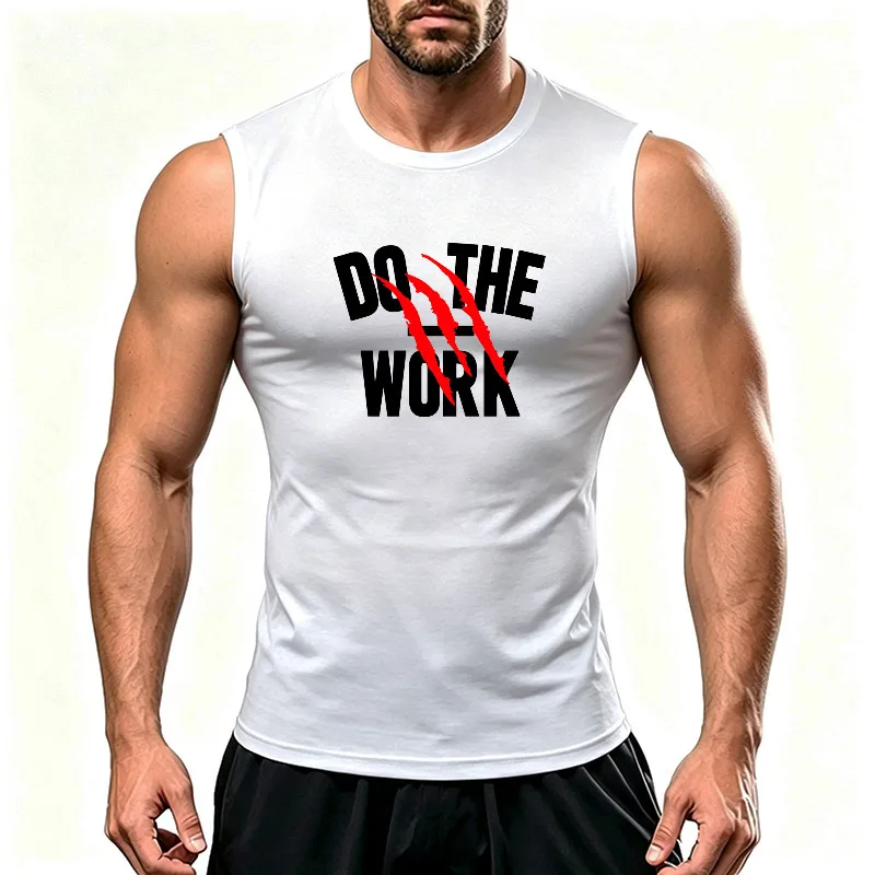 Men's Quick-drying Sports Vest Sleeveless Running T-shirts Lightweight Fitness Vest Breathable Sports Fitness Jacket Men
