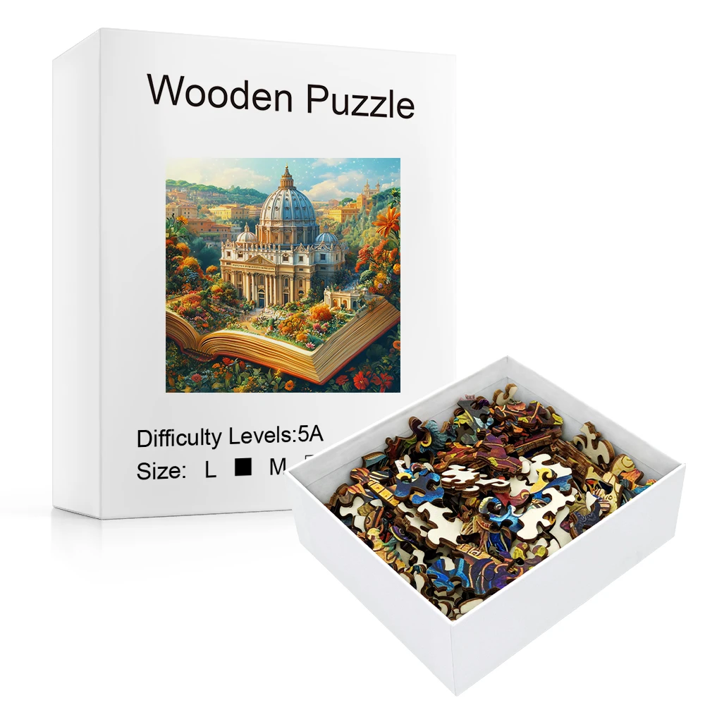Artistic Wooden Jigsaw Puzzles - Diverse Themes with Shaped & Regular Designs for Puzzling Fun & Decor