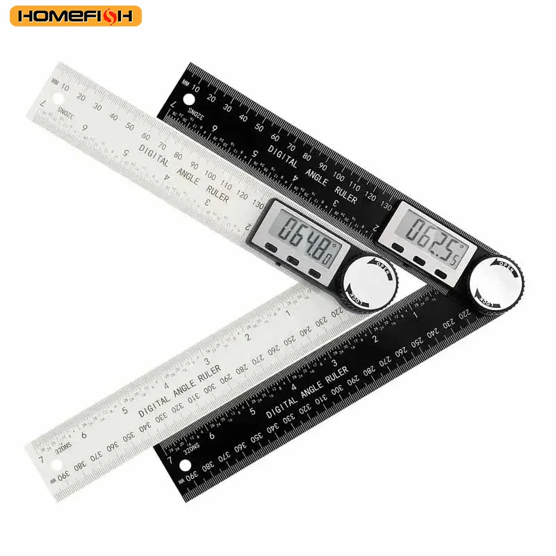 1 PC 2 in 1 Digital Angle Detector Scale Suitable for Woodworking Measurement Tools High Accuracy Mutifunction Tools