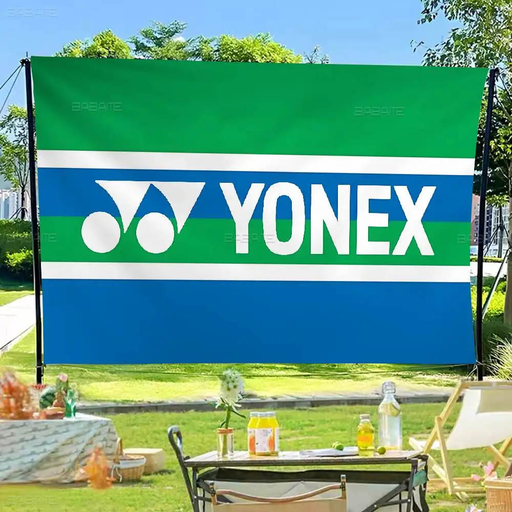 Sports Brand Y-Yonex Small Size Cheerleading Banner Hand Pulled Flag Outdoor Atmosphere Flags