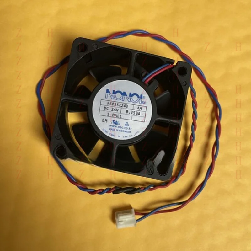 

XXZ для 1 шт. 0,25 А 6025 60 мм вентилятор 2PIN F6025X24B AH DC24V