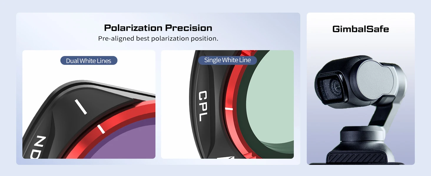 Freewell 14er-Pack Mega-Filter-Set, ND/PL, CPL, Mist 1/4, LPR-Filter für DJI Osmo Pocket 4 / 3 und Xtra Muse Kamera-Zubehör – Detail 1