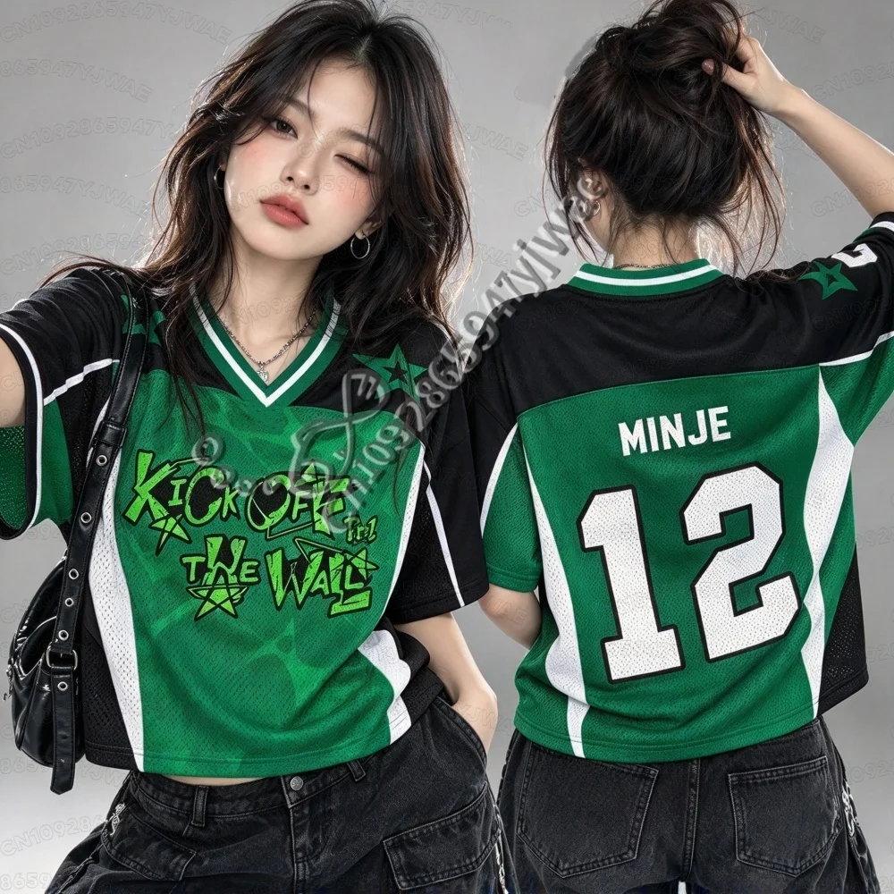 2026 Women Jersey Lbold Kickflip Kick Off The Wall Pt1 Cyber Grunge Mix Mesh Jersey For Minje Amaru Fans Teee Men Women T-Shirts