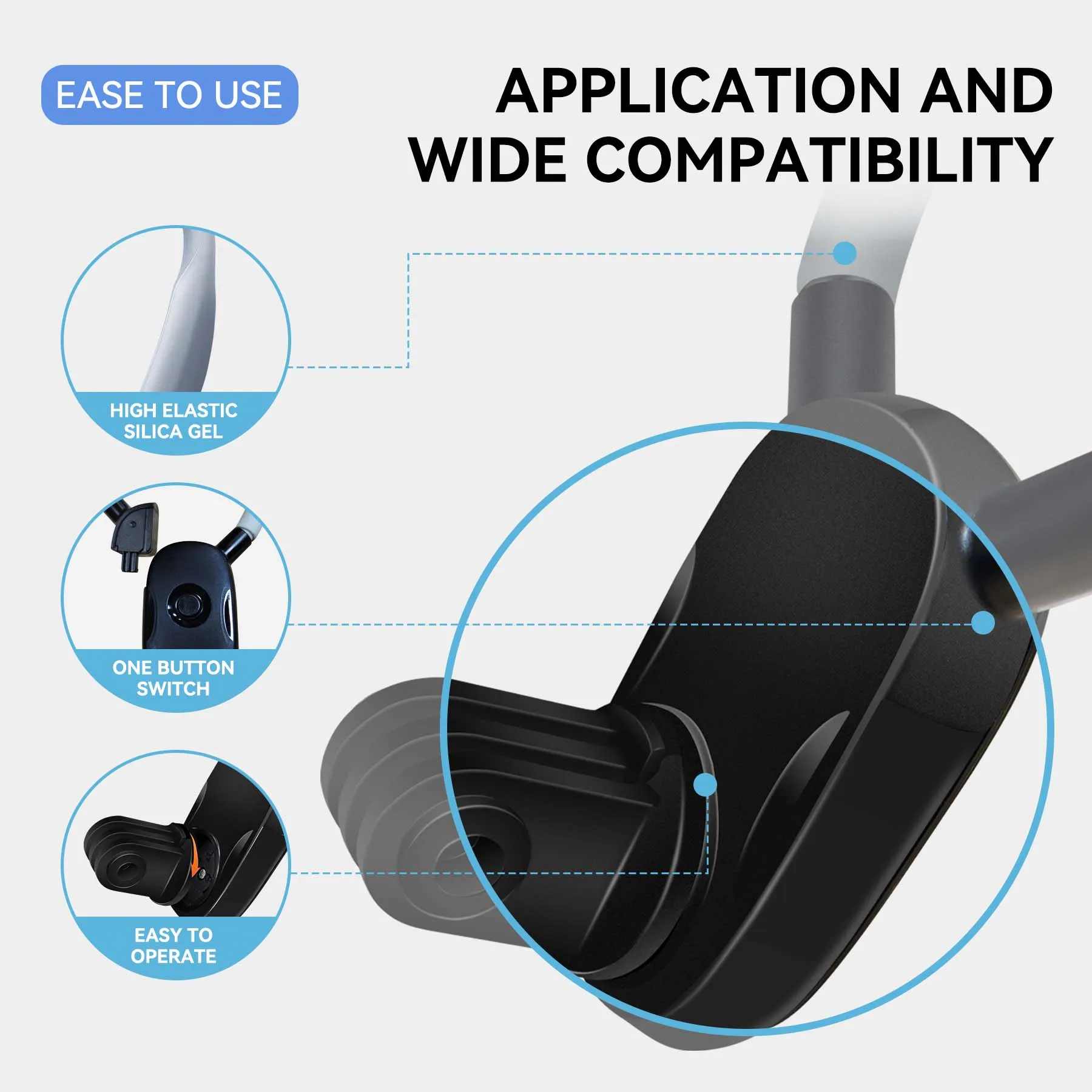 Silicone Phone Magnetic Neck Mount Quick Release Hold for GoPro Hero Iphone 15 14 13 12 SAMSUNG HUAWEI XIAOMI Phone Accessories