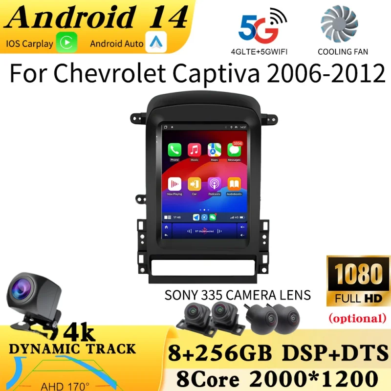 

Car Radio For Chevrolet Captiva 2006-2012 Carplay Wireless Android Auto Multimedia radio Automotive Video Stereo 8Core