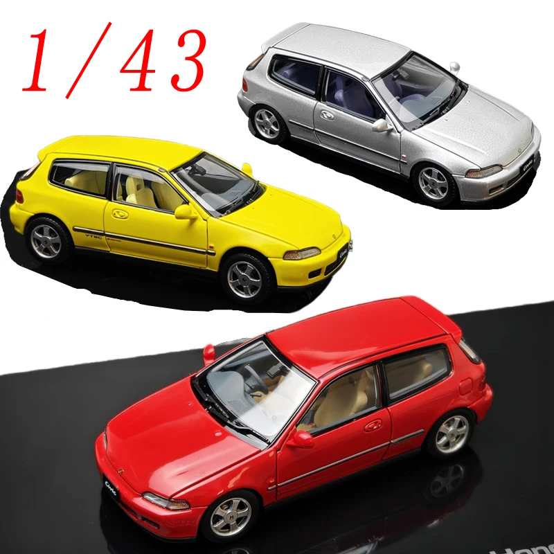 

LCD Diecast 1/43 Scale Honda EG6 SiR (SiRII) Toy Car Model Alloy Honda EG6 SiR SiRII Full-open Car Model Ornament Collection