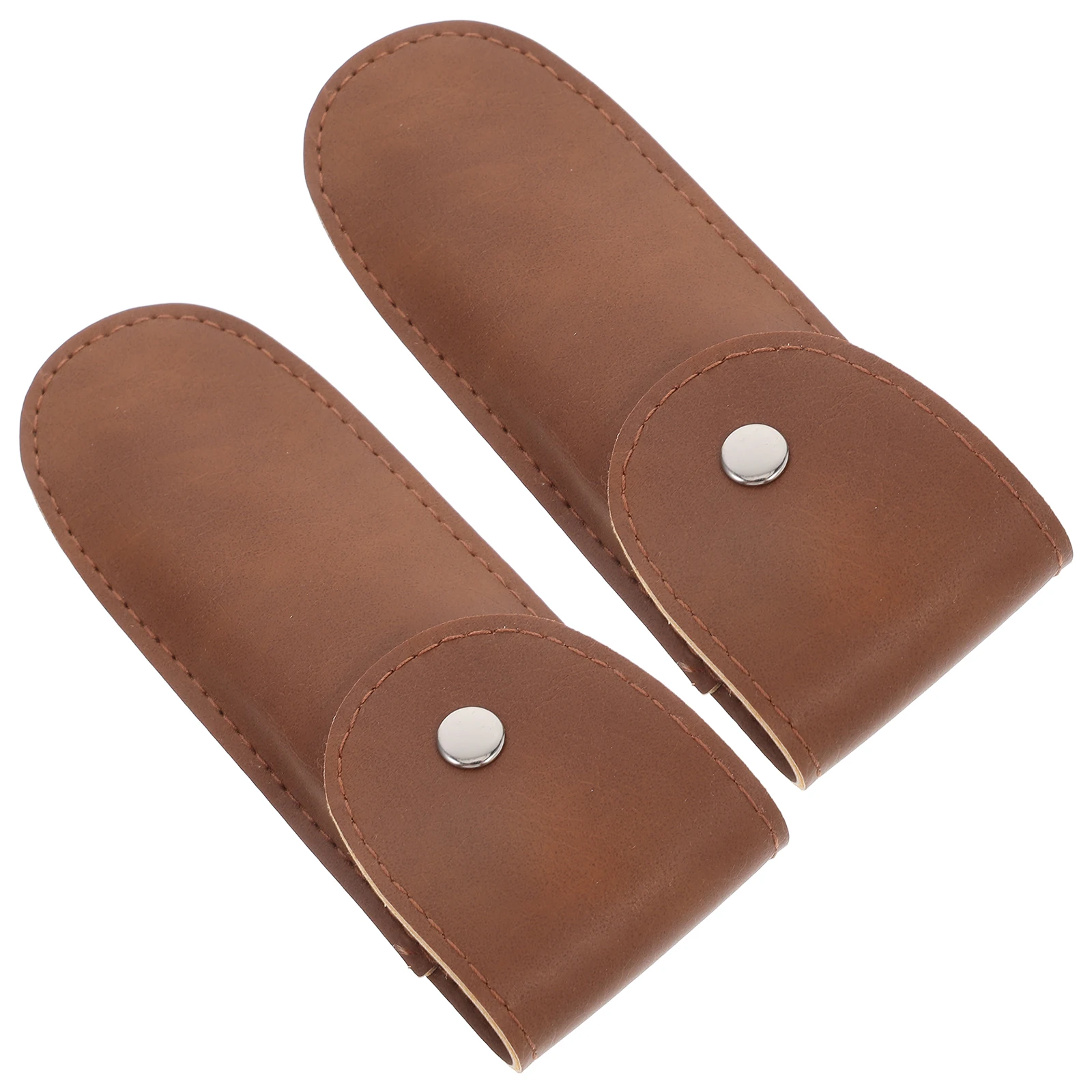 

2 pcs Harmonica Handmade PU Cover Storage Pouch Protective Harmonica Pouch Lightweight Travel Outdoor Instruments