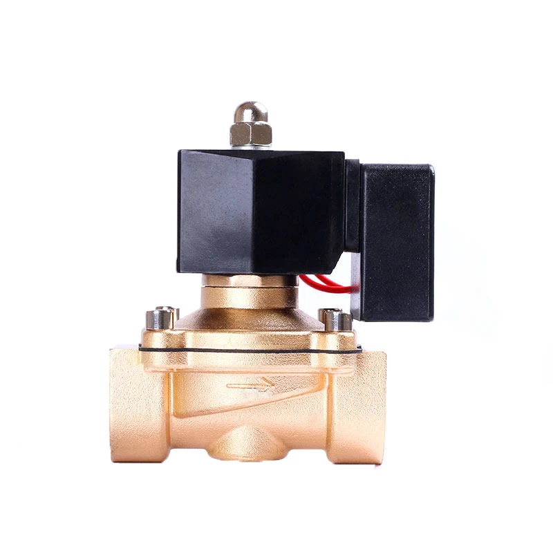 

1/2" 3/4" 1" 2'' Normally Closed Brass Non Hot Solenoid Valve 24V 12V 220V 110V For 24 hours Working Solenoid Valve