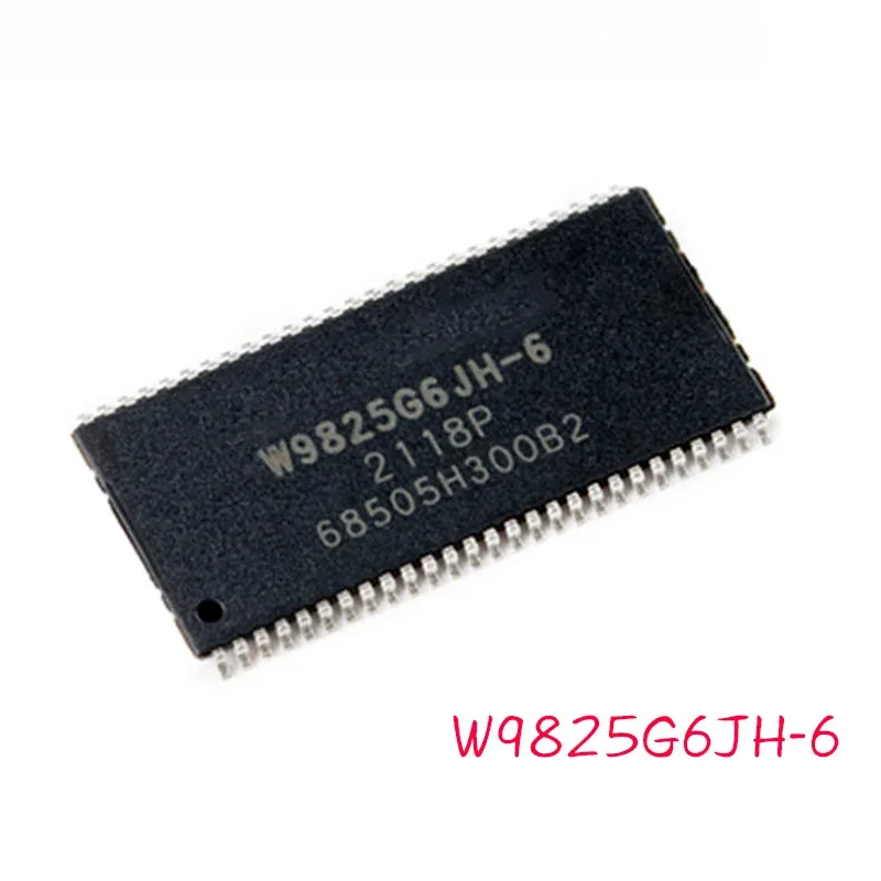 5Pcs/Lot W9825G6JH-6 W9825G6KH-6 W9825G6EH-6 W9425G6JH-5 TSOP-54 Storage Chips W9825G6 W9425 W9825 Integrated Circuit