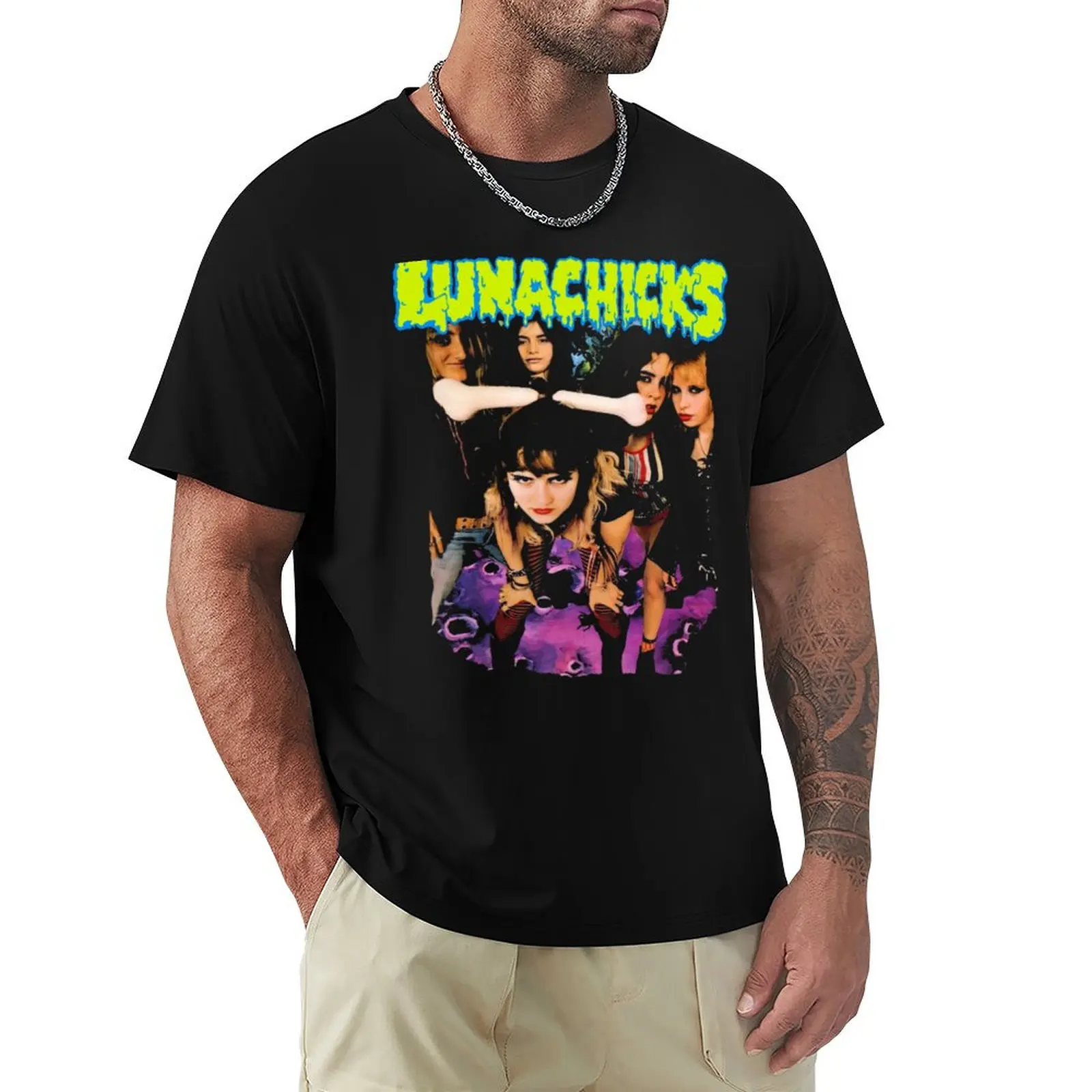 Luna Chicks/Babysitters T-Shirt man t shirt summer T-Shirt