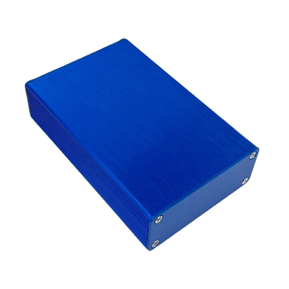 

Aluminum Alloy Instrument Shell Electric Enclosure Box DIY 66*27*100mm Blue Panel NEW