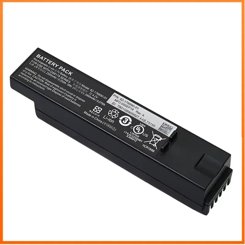 3.7V 2500mAh SL-SY8178 Lithium Ion Battery for Zebra DS8178 DS8170 Compatible BTRY-DS81EAB0E-00 82-176890-01