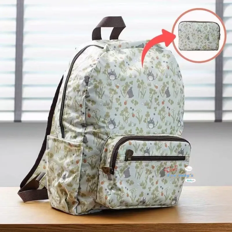Sac à dos pliable My Neighbor Totoro, léger et portable, idéal pour les voyages, l'école et l'usage quotidien en extérieur pour les étudiants