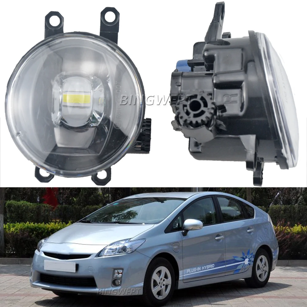 

(Left + Right) For Toyota Prius Hatchback (ZVW3_) 1.8 Hybrid 2009 2010 2011 2012 H8 H11 Auto Fog Light DRL Daytime Running Light