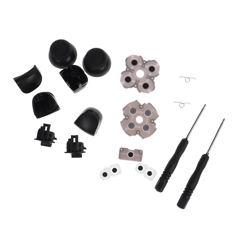 1Set  L1 R1 L2 R2 Trigger Buttons Analog Stick Conductive Rubber Repair For PS5 Controller Gamepad V1 V2