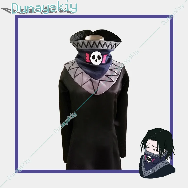 Feitan Portor Cosplay Costume Phantom Troupe Coat Wig Potoo Anime Cosplay Wig Outfit Halloween Carnival Party Suit