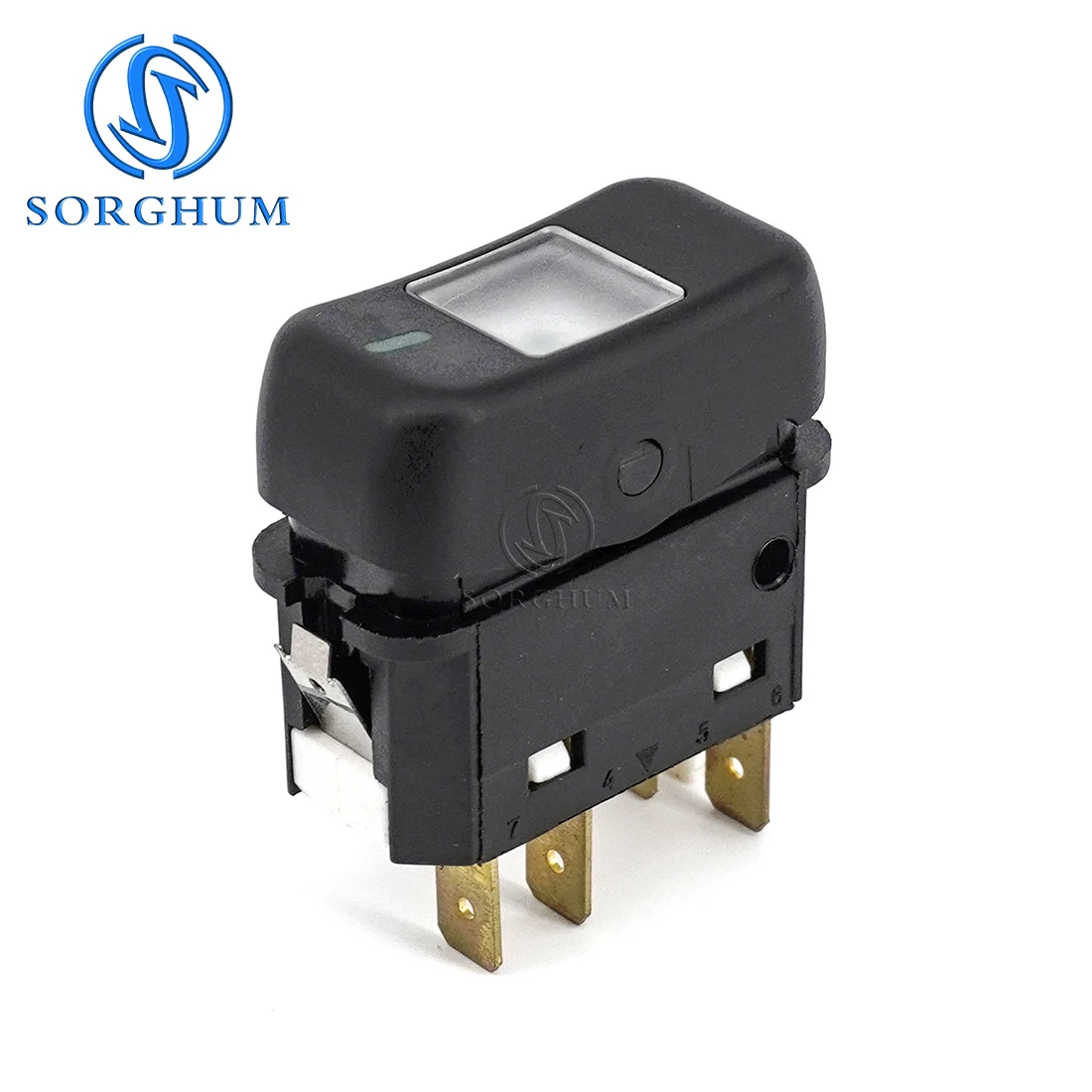 SORGHUM Toggle Switches Power Window Control Switch Button 4 PINS For Mercedes-BENZ Truck 6007011480000 6007.011.480.00.0