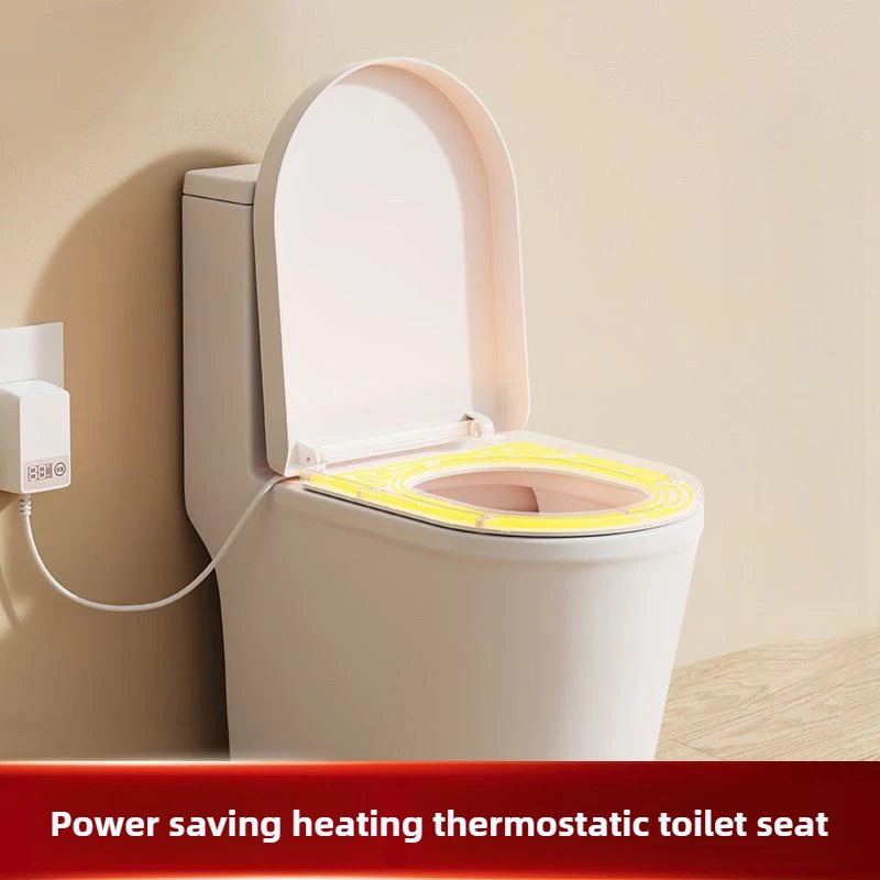 

PP Smart Thermostatic Toilet Seat Waterproof U-Shape Toilet Seat Digital Temperature Control Toilet Seat Anti-Bacterial