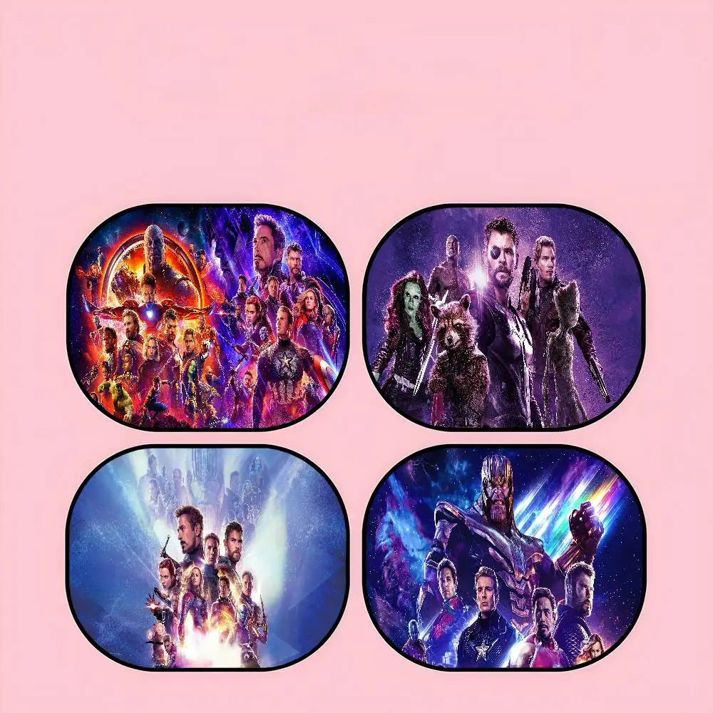 

MOIVE A-Avengers Sun Shade Cover for Car Side Window Electrostatic Curtains Sun Protection for Baby 99.9% UV Blocker