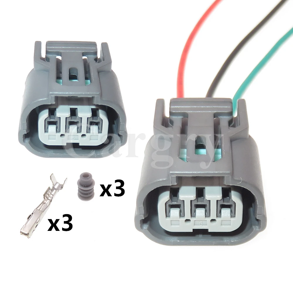 

1 Set 3P 6189-0968 Automobile Starter Plastic Housing Cable Connector Car Day Running Lights Headlights Wire Socket