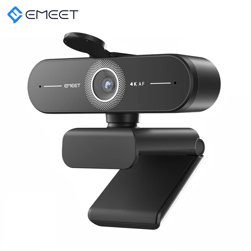 EMEET Webcam Autofocus Streaming Web Camera 4K/2K/1080P 60FPS Web Cam 73°FOV USB Computer Camera with Dual Mics for PC/Laptop