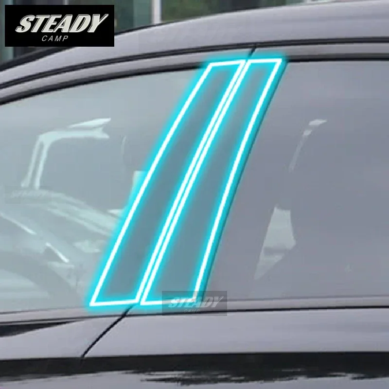 

For Mercedes-Benz Class-A W177 2019-2022 Car Exterior Window Pillar Anti-scratch TPU Protective Film Anti-scratch Accessories