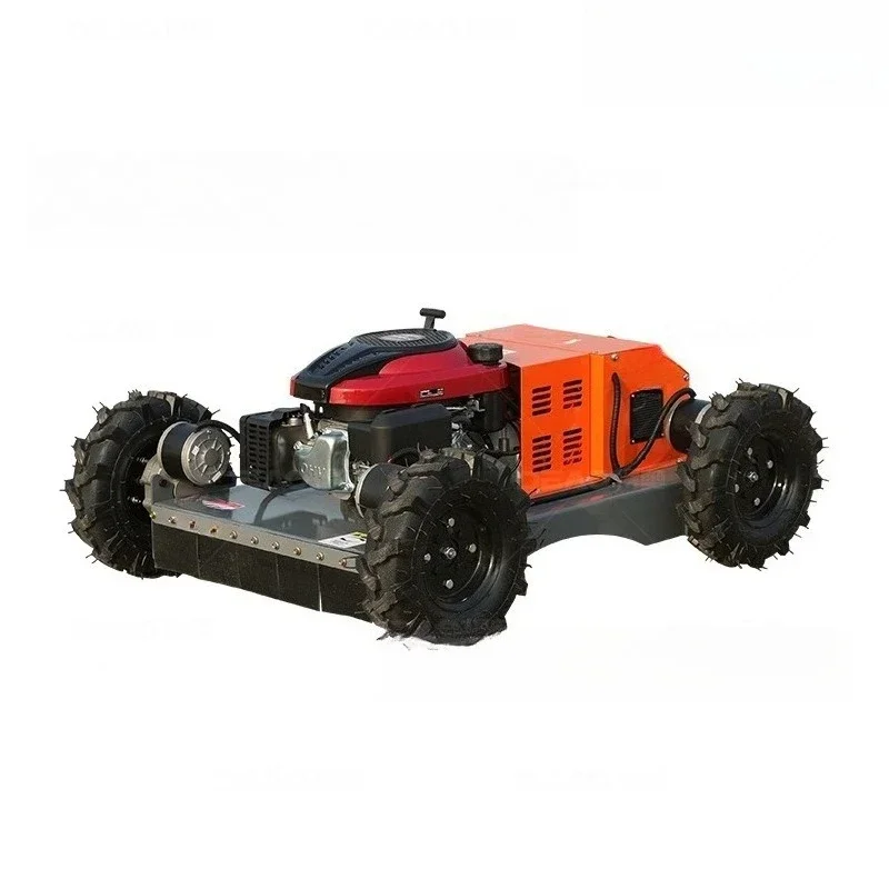 

Small remote control intelligent wheel lawn mower