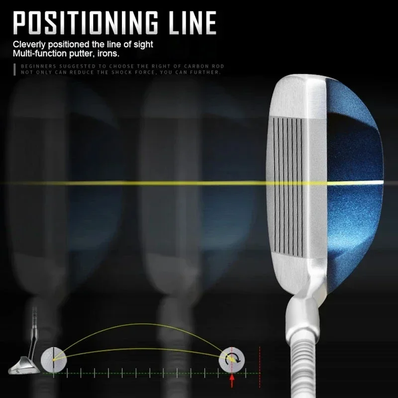 Mazze da golf da uomo PGM Putter con taglio su un solo lato Chipper con cunei in acciaio 950 TUG019