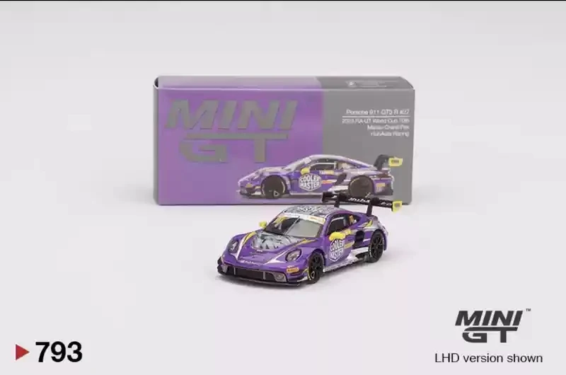 Minigt 713 1:64 911 Gt3 R80 Green Dinosaur Pink Dinosaur Series