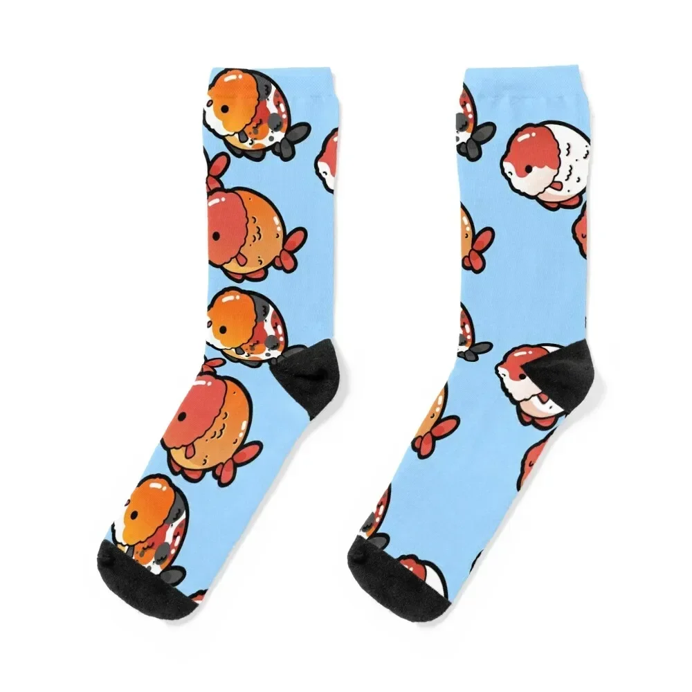 

Ranchu Goldfish Socks set gifts sports stockings cool Luxury Woman Socks Men's