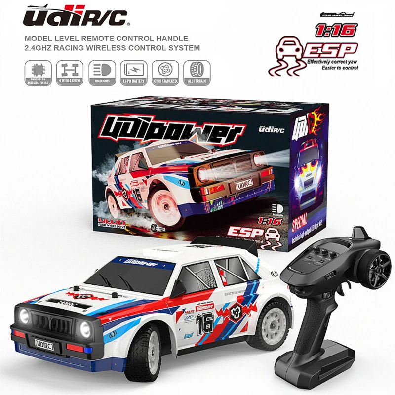 

Udi/rc RC Racing Car 1/16 UD1603 Pro 60km/h RC Car High Speed 2.4G Brushless 4WD Drift Remote Control Drift Car toys For Boys