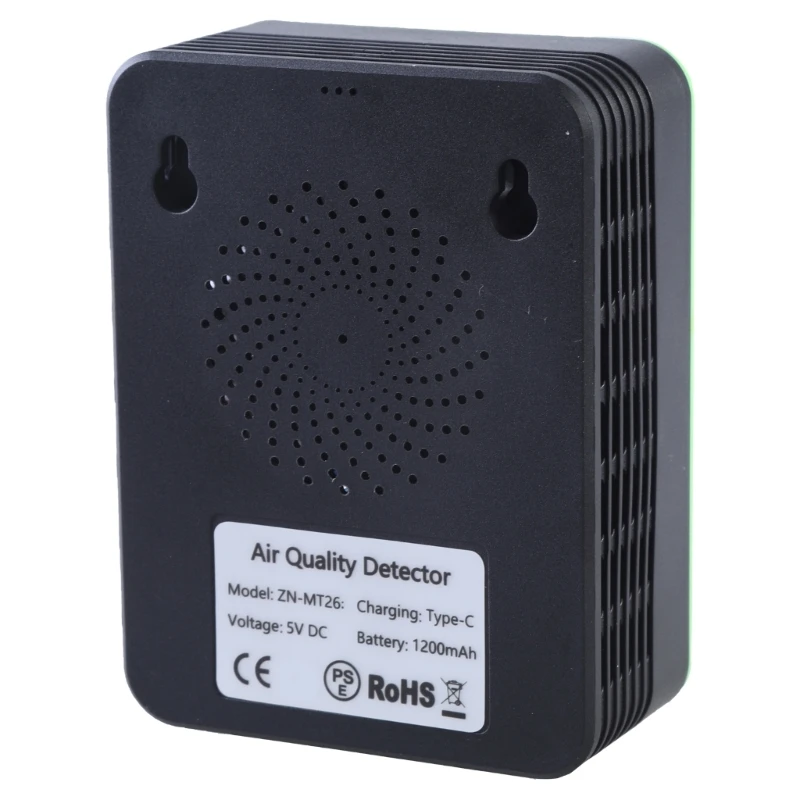Medición profesional calidad del interior con CO2 TVOC HCHO Temperatura Humedad