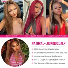 Lace Front Human Hair Wig 13x4 #5