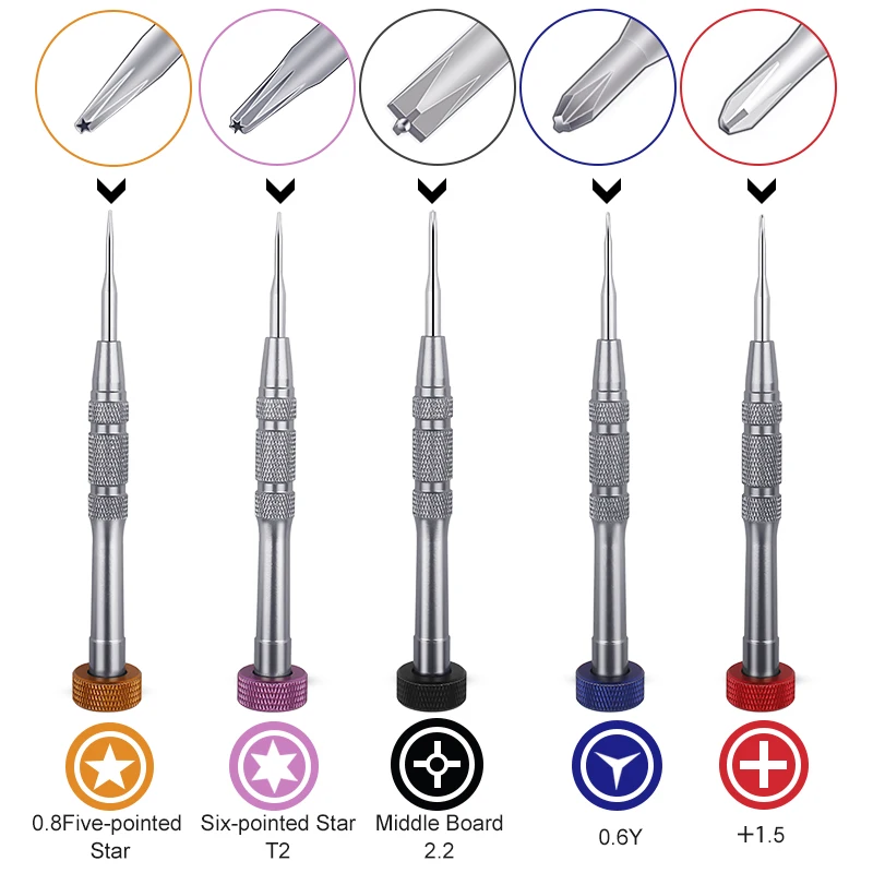 Precision Mini Screwdriver Phillips Hexagon Torx With Hole Magnetic Opening Repair Removal Tools For Phone PC