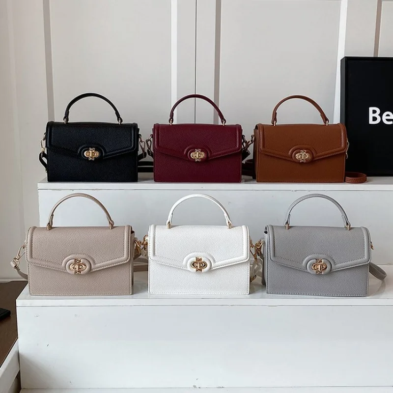 

Elegant Top Handle Tote Bag In Durable Leather Spacious Compartment Shopping