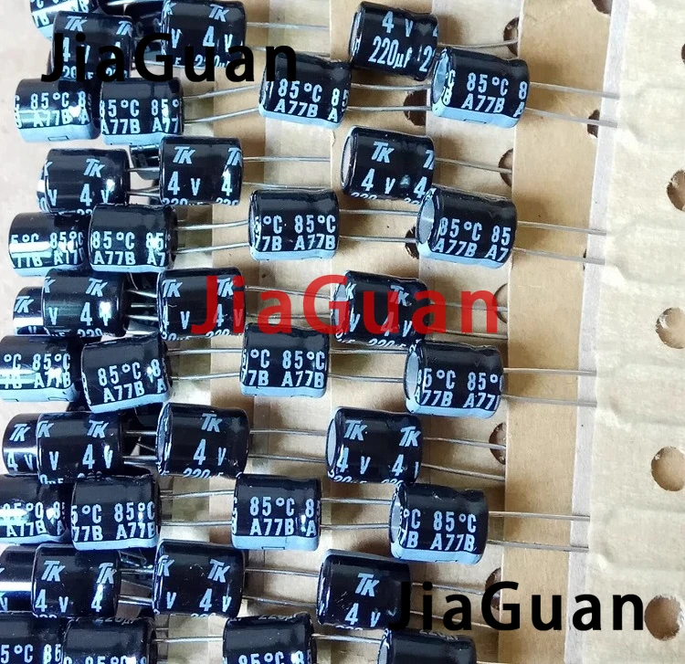 20PCS/lot new original TK 4V220UF 6X7MM 85c Audio electrolytic capacitor 220UF 4V free shipping