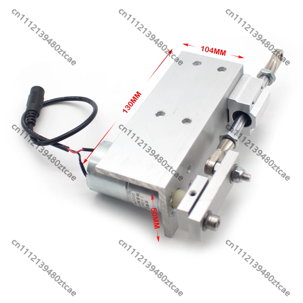 DC 12V 24V Mini Linear Actuator Adjustable Speed Electric Telescopic Rod Automatic Reciprocating Push Pull Motor Drive Device