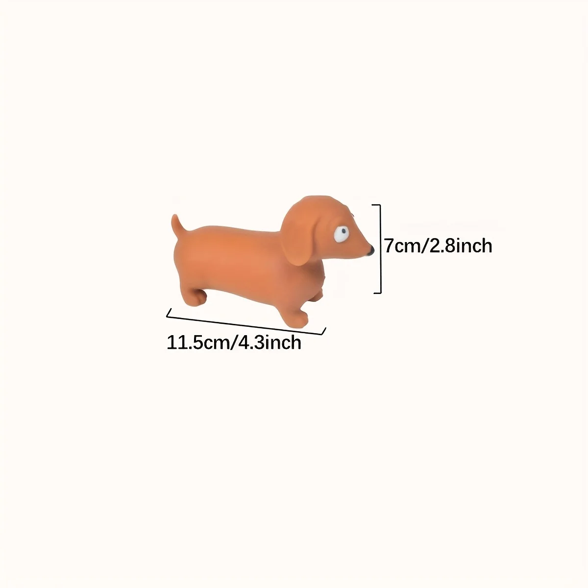 لعبة Dachshund الممتعة القابلة للتمدد - أداة سحب إسفنجية ناعمة لتخفيف التوتر ومضادة للقلق #3