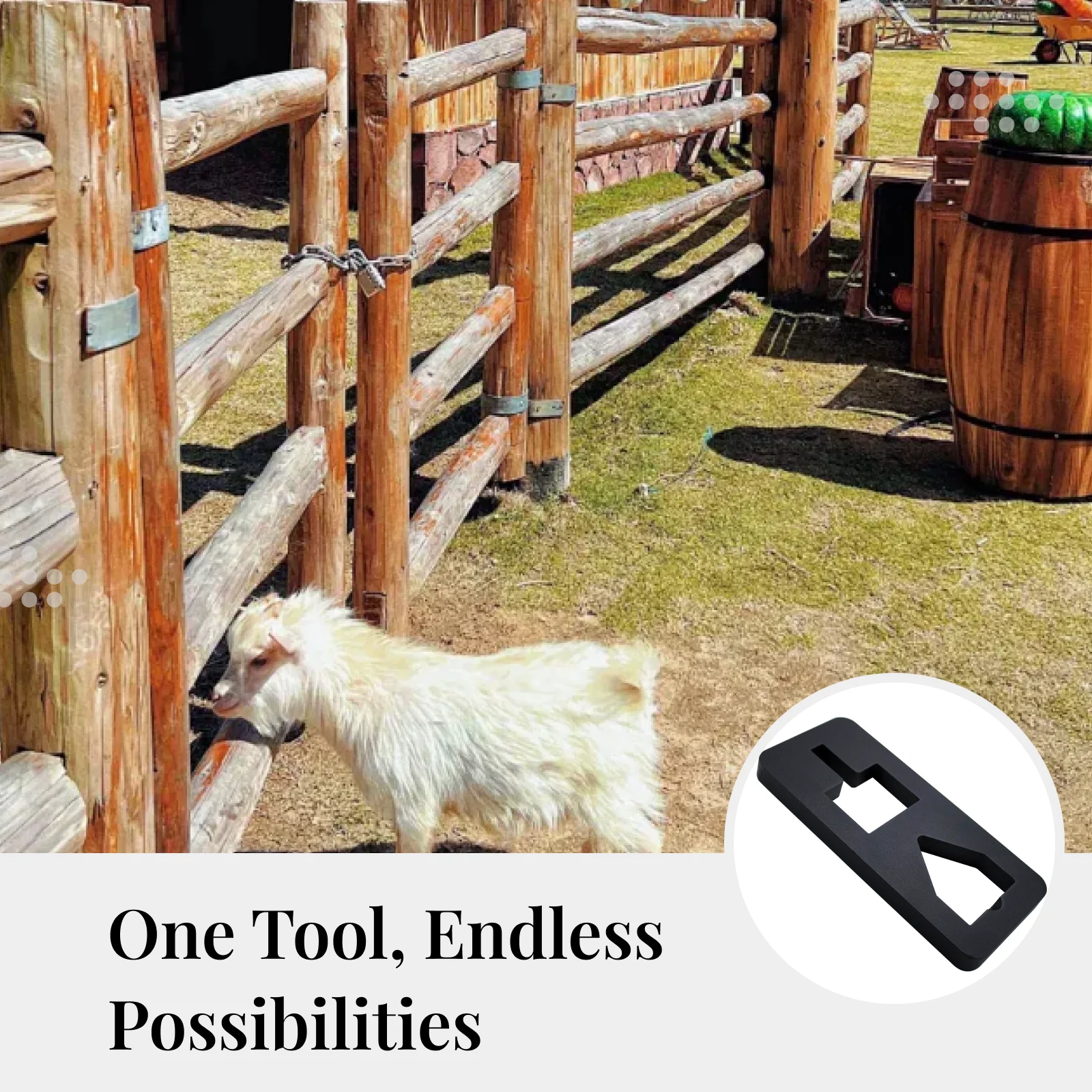 

T Post Puller Plate Sturdy Use Different Gauges of Chain Handyman Jack or S Hook Fencing Heavy Duty Steel Quick Removal T Posts