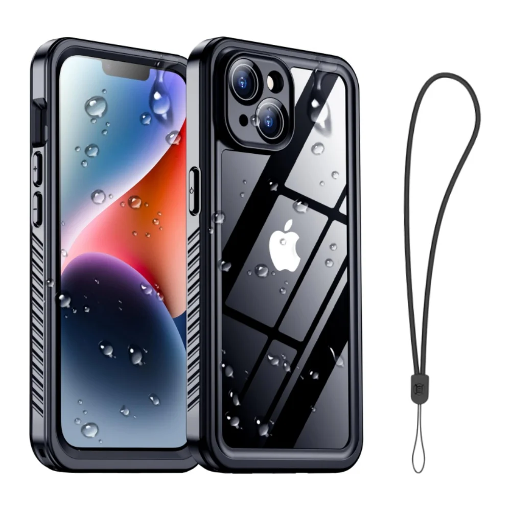 

Профессиональный водонепроницаемый чехол для телефона Shellbox для iPhone 14 17Air 13 15 16-3360 с полным покрытием, противоударный, пылезащитный, IP68