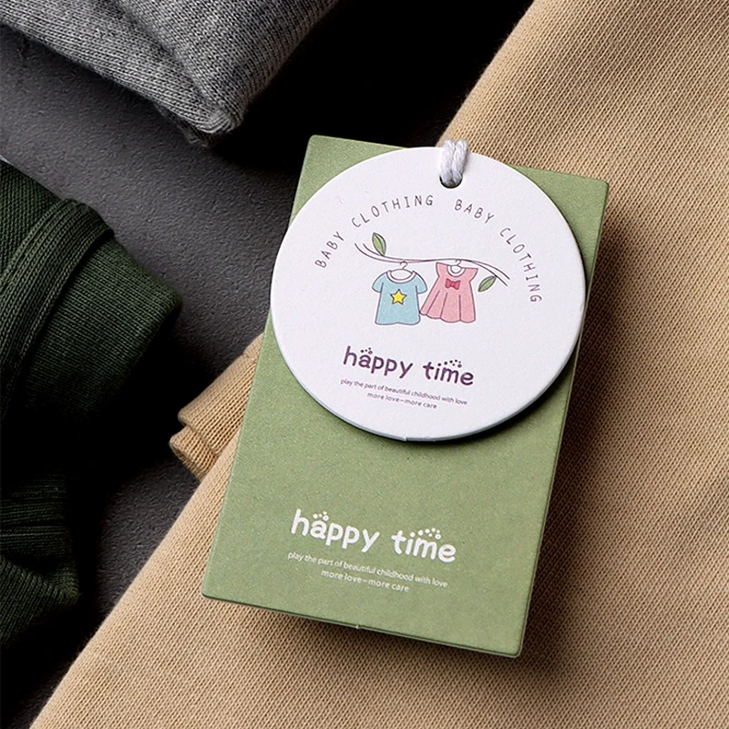 Fast Delivery Hang Tags and Label Garment Paper Cardboard Cloth Print Brand Logo Clothing Hang Tags Swing Tags for Clothes