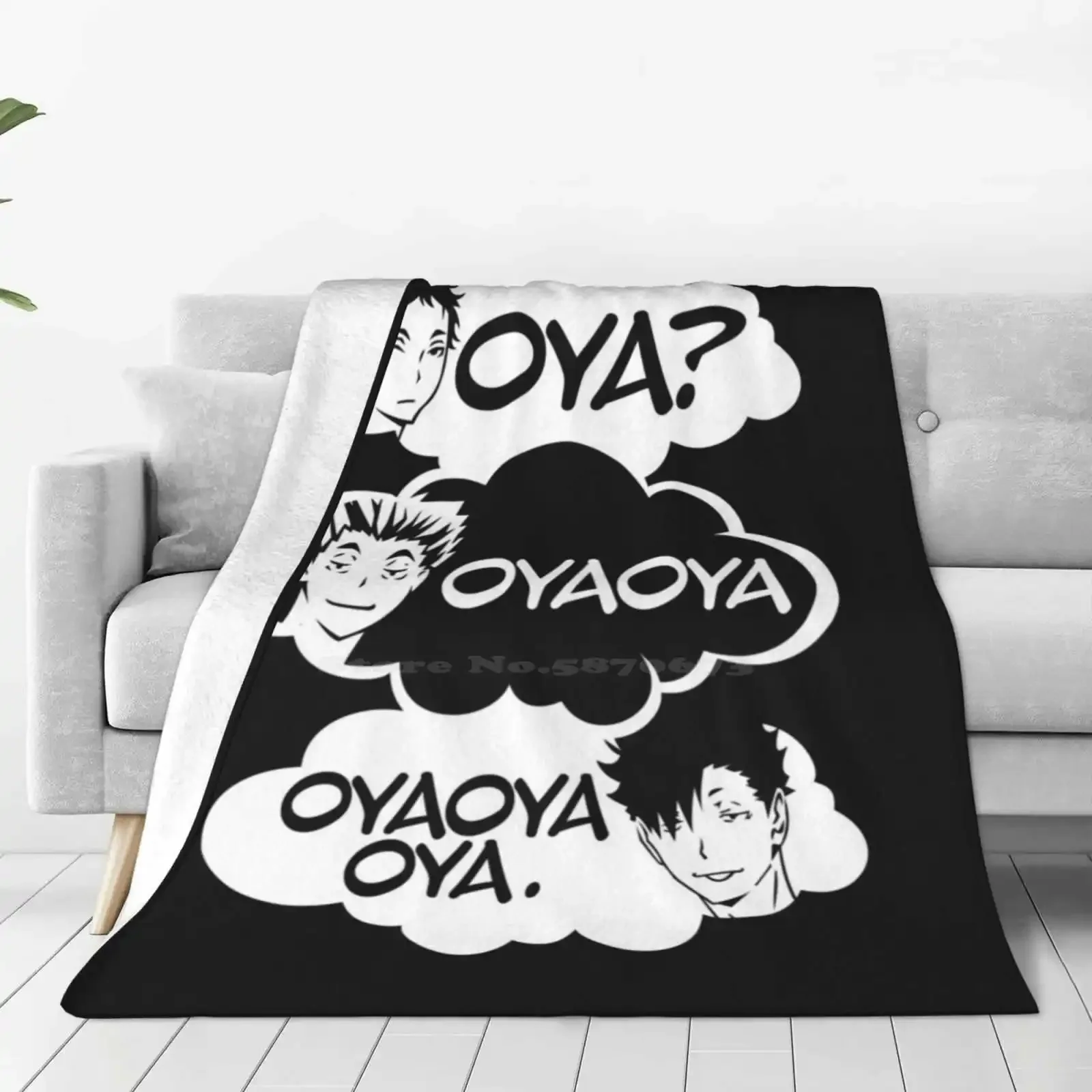 Oya ? Oya Oya! Haikyuu Soft Warm Light Thin Blanket Haikyuu Anime Bokuto Kuroo Nekoma Fukurodani Oya Oya Oya Akashi