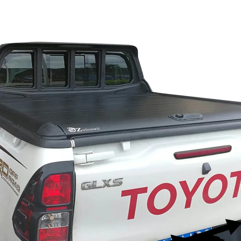 

Zolionwil Retractable Roller Lid Manual Truck Bed Tonneau Cover for TOYOTA HILUX Tiger