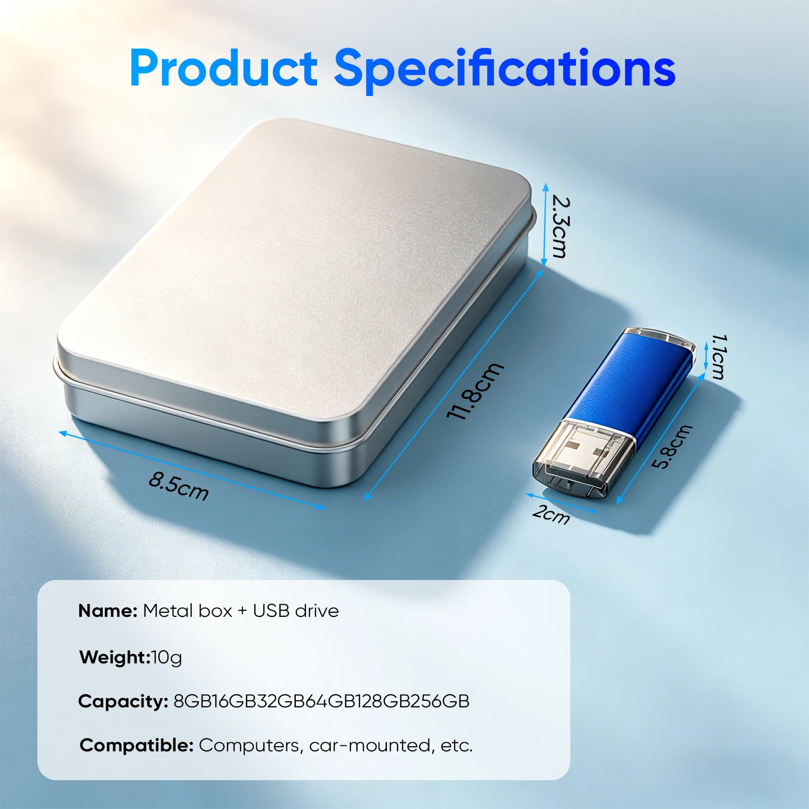 5PCS/Lot plastic USB flash drive 4GB office memory stick 8GB 32GB 64GB Pen Drive 16GB USB Stick hybrid and iron box