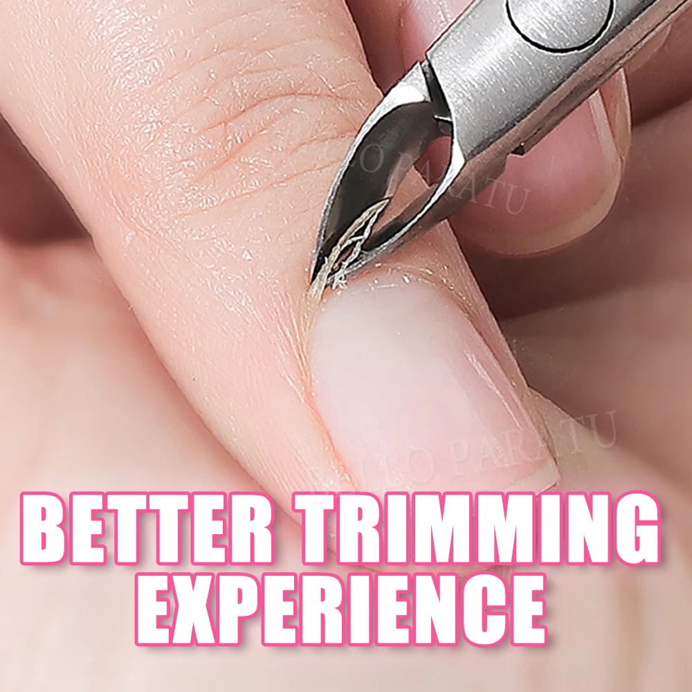 1 szt. Obcinacz do skórek ze stali nierdzewnej z ostrymi ostrzami, nożyczki do skórek, narzędzia do manicure, narzędzia do pielęgnacji paznokci