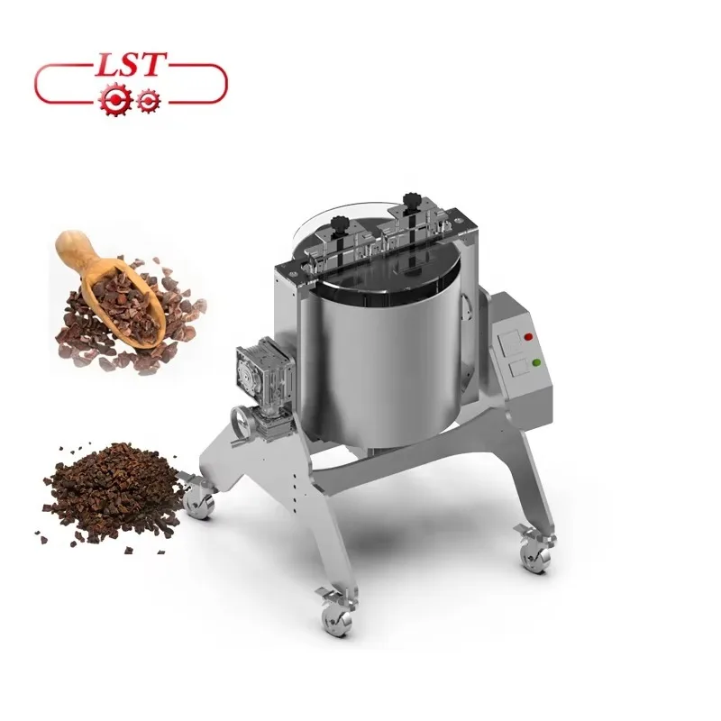 LST Cocoa Bean Grinding Machine 25L 60L 100L Chocolate Melanger for Sale