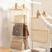 handbag Organizer Closet Storage for Handbags Purse Organizer Wardrobe Hanging Bag Holder Dustproof Multi Layer Storage Rack - Image 4