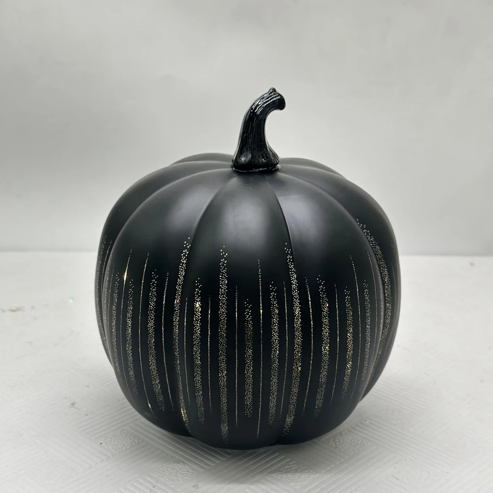 Funkelnde LED-Lichtkürbisse mit Timer, beleuchteter funkelnder Sternennacht-Glaskürbis für Zuhause, Schlafzimmer, Badezimmer, Flur