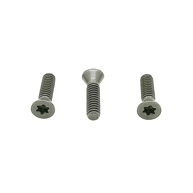 10pcs Imperial Grade 12.9 CNC Lathe Machine Milling Cutter Torx Screws KM1/8-40*11/12 60-Degree Metal Turning Tools