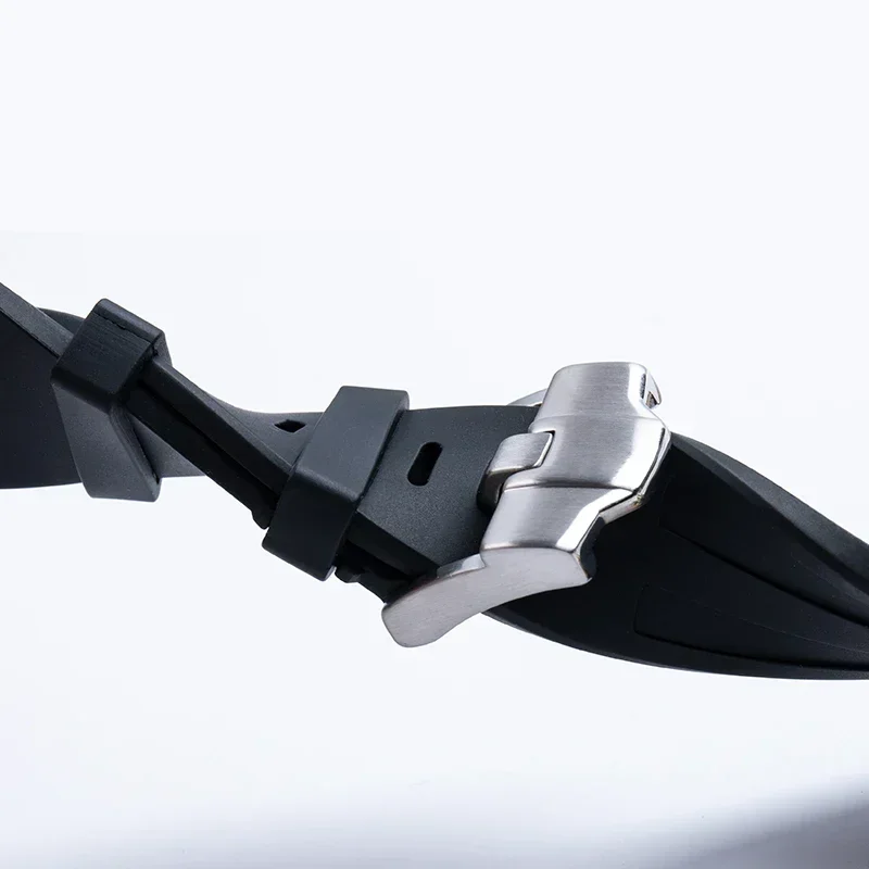 إكسسوارات الساعة حزام لساعة أوديمارس وبيجيه رويال أوك حزام أصلي AP 15710 26470 حزام ساعة رياضية من مطاط السيليكون 28 مللي متر